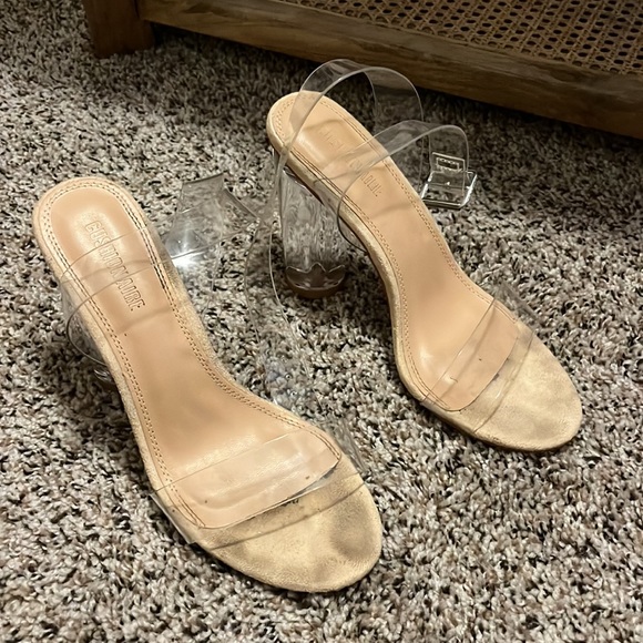 Clear Strap Heels - Picture 2 of 4
